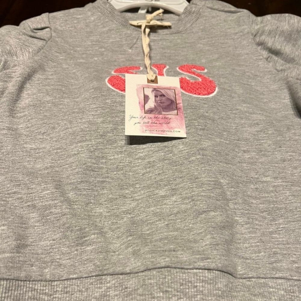 Jessica Simpson Baby Girl Gray 2 Piece Set Size 24 Months